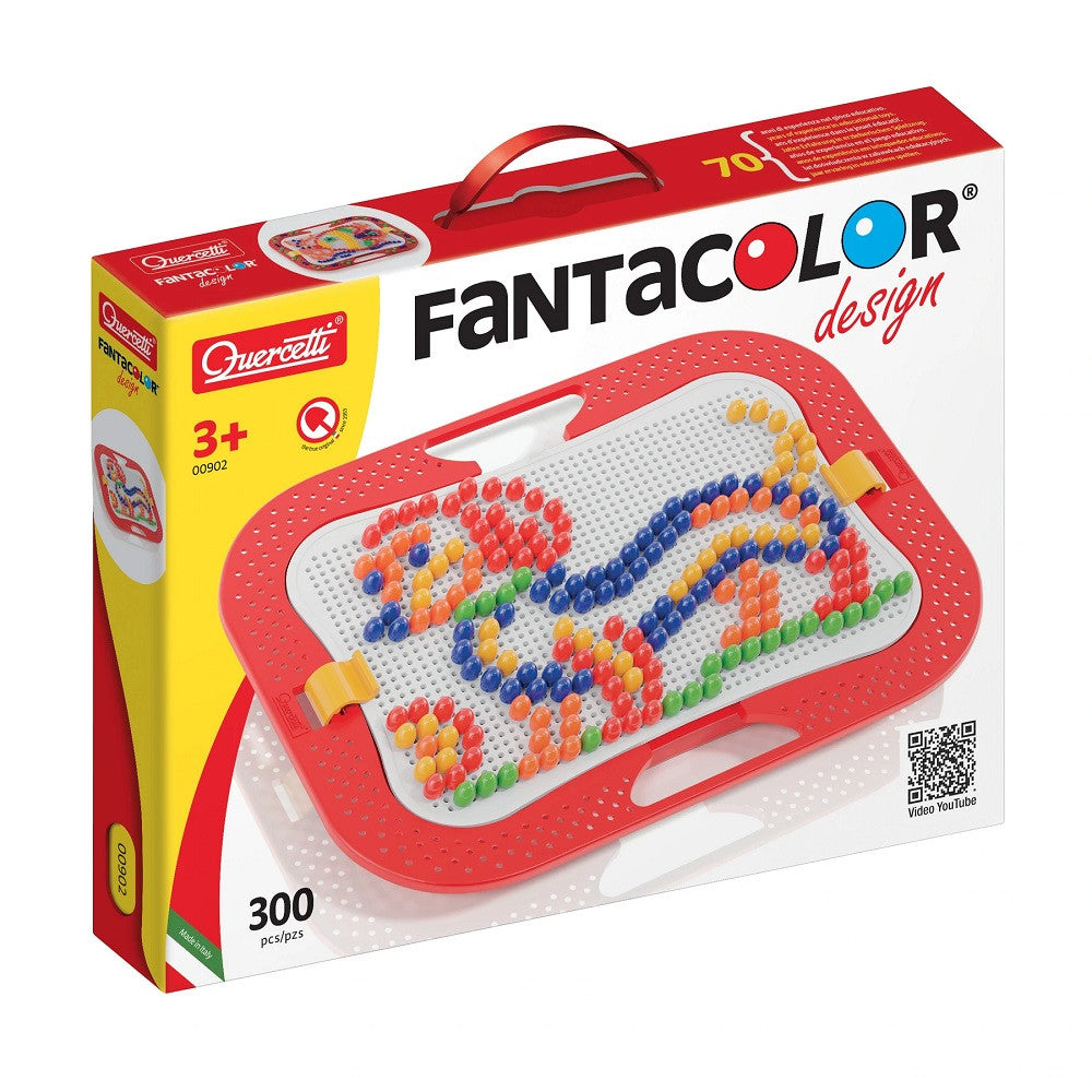 Quercetti joc tip mozaic Fantacolor pentru 3-6 ani, Design 01 Imagine principală a produsului