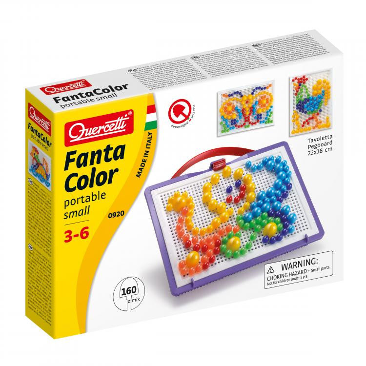 Quercetti joc tip mozaic Fantacolor pentru 3-6 ani, Portabil 01 Imagine principală a produsului