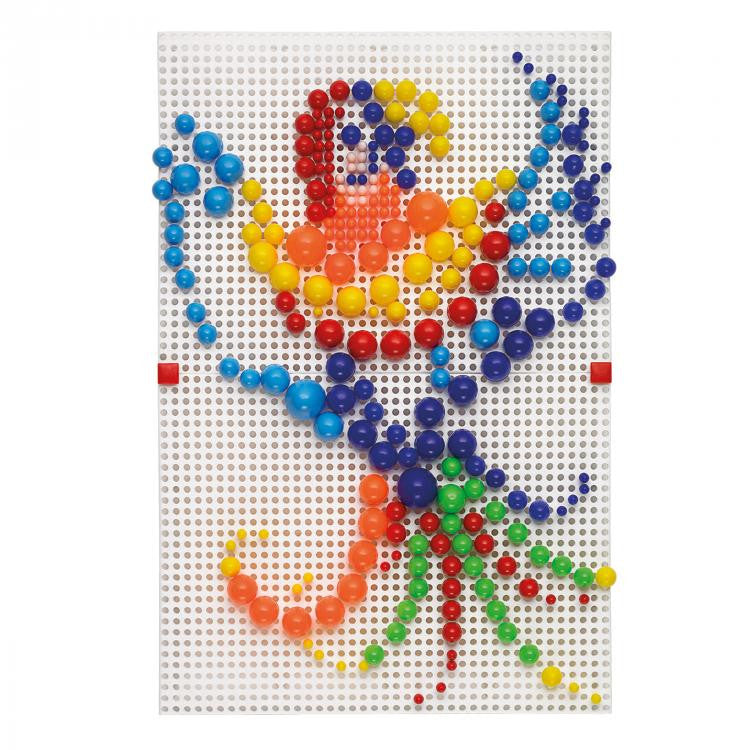 Quercetti joc tip mozaic Fantacolor pentru 4-8 ani  04