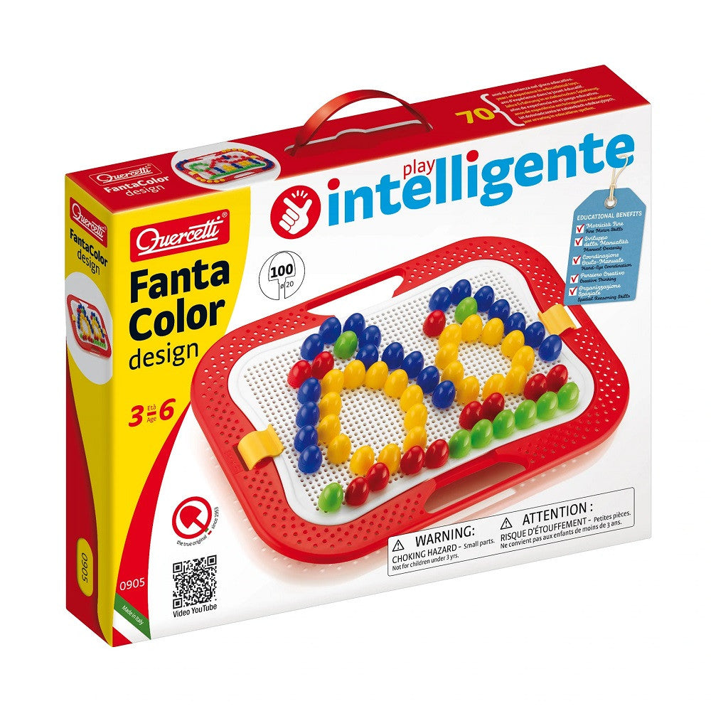 Quercetti joc tip mozaic Play Intelligente Fantacolor Design 01 Imagine principală a produsului