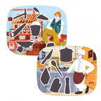 Quercetti joc Works Magnetic Puzzle Montessori  04