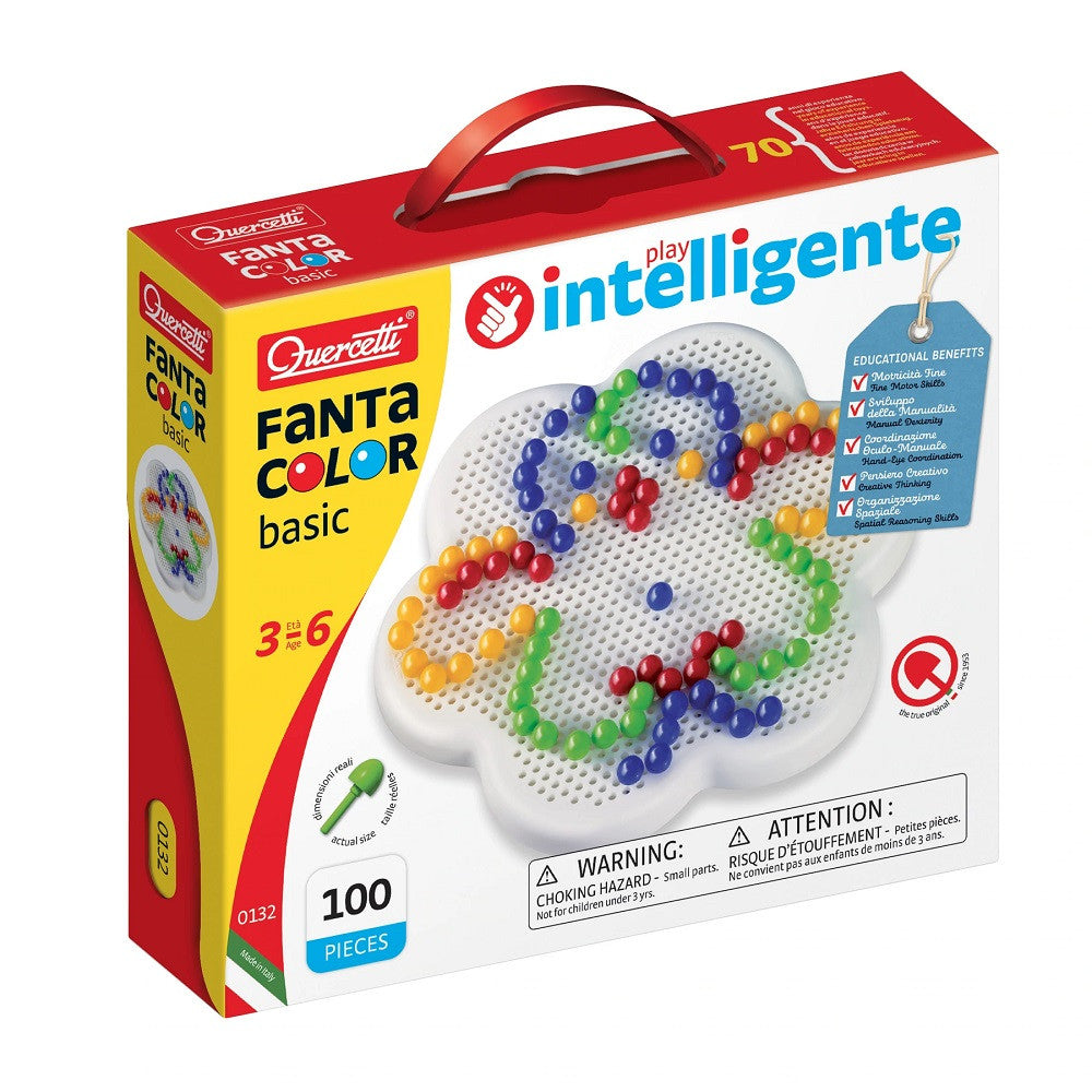 Quercetti jucarie Play Intelligente 100 piese Fantacolor Basic 01 Imagine principală a produsului