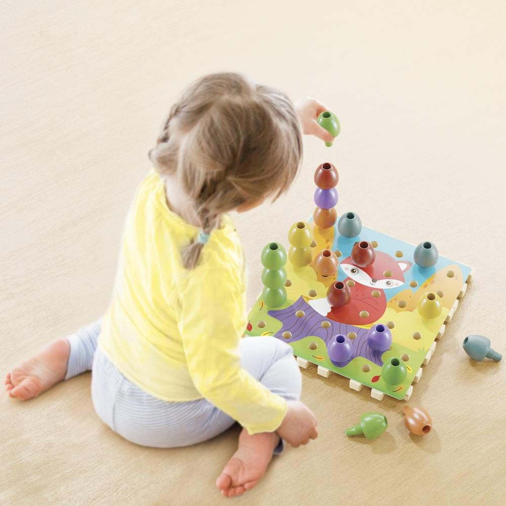 Quercetti Play Bio set constructie Jumbo Peggy 2-5 ani