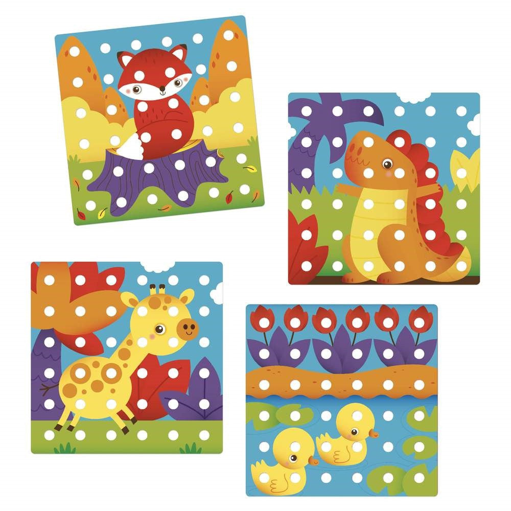 Quercetti Play Bio set constructie Jumbo Peggy 2-5 ani