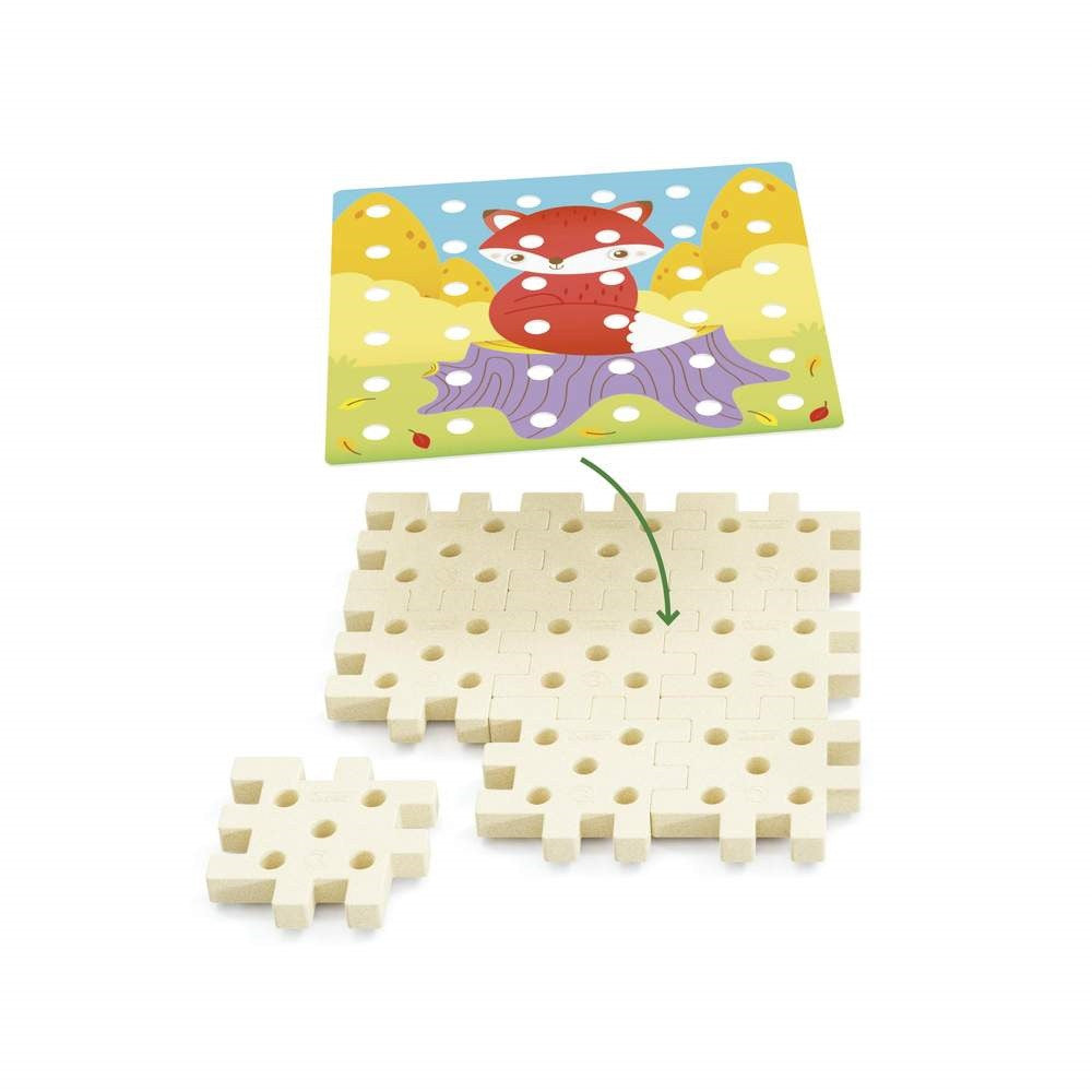 Quercetti Play Bio set constructie Jumbo Peggy 2-5 ani