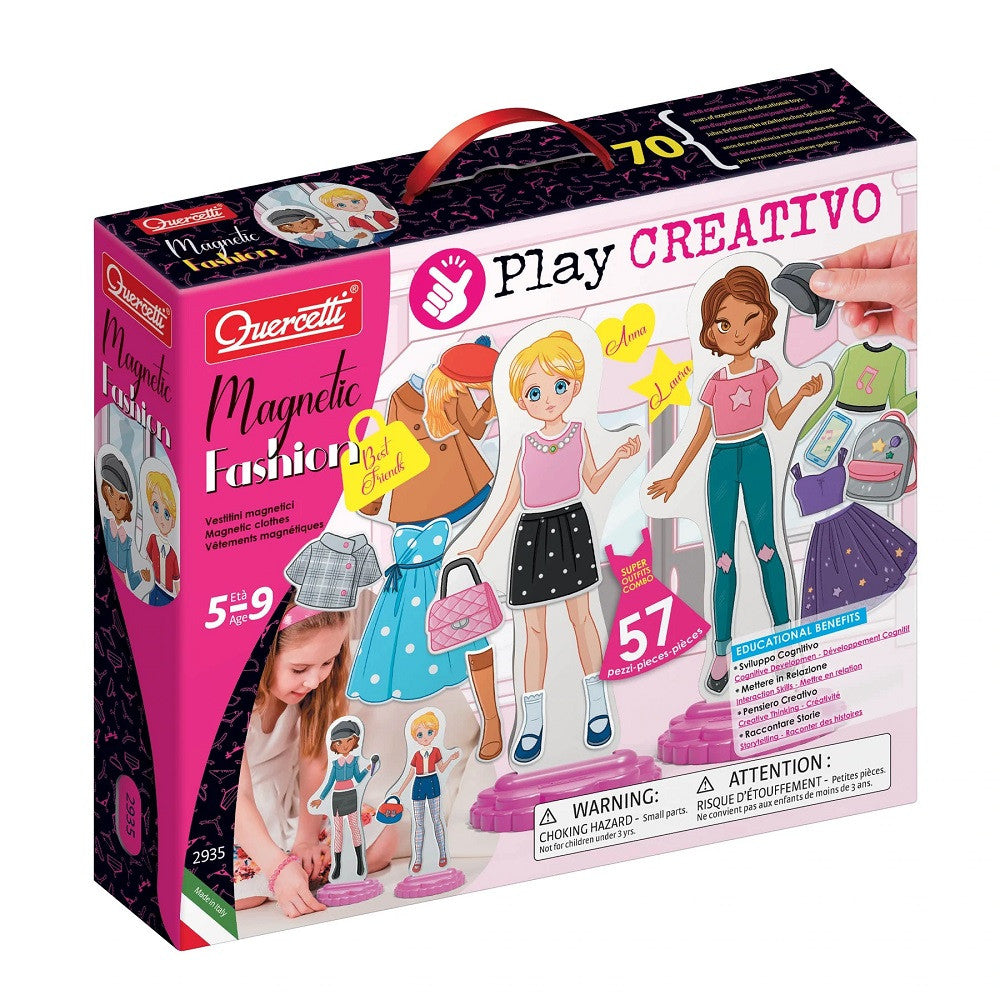 Quercetti joc Magnetic Fashion Best Friends 5-9 ani Imagine principală a produsului