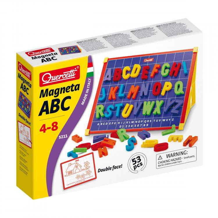 Quercetti tabla magnetica pentru 4-8 ani, ABC 5211 01 Imagine principală a produsului