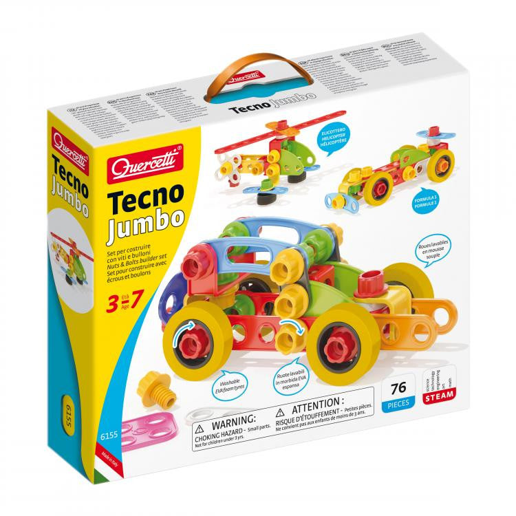 Quercetti Tecno Jumbo pentru 3-7 ani+ 01