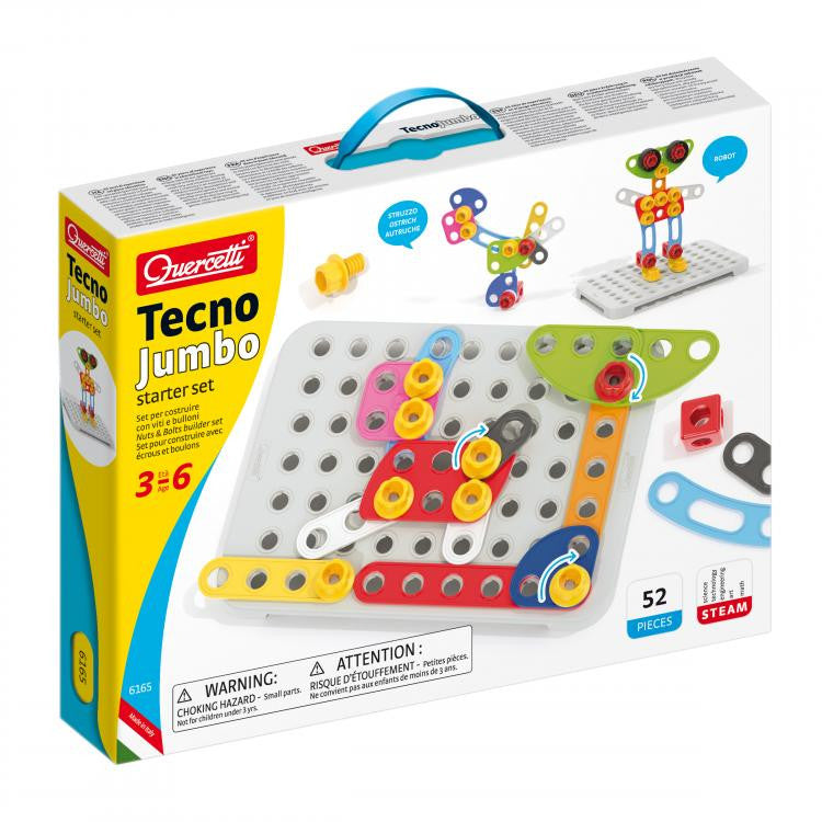 Quercetti Tecno Jumbo Starter Set pentru 3 ani+ 6165 01