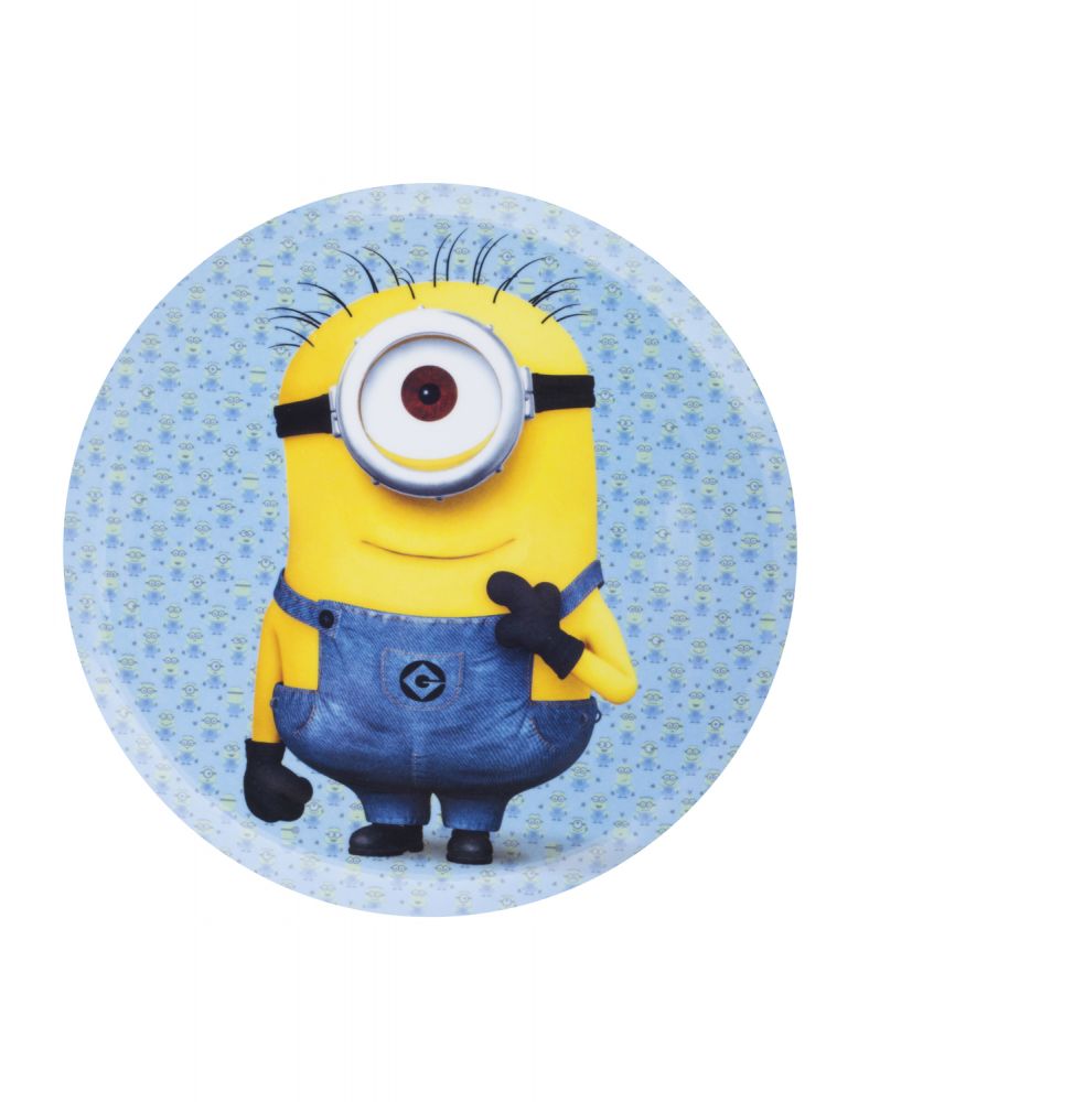 QX Farfurie plata din plastic 12m+ Minions