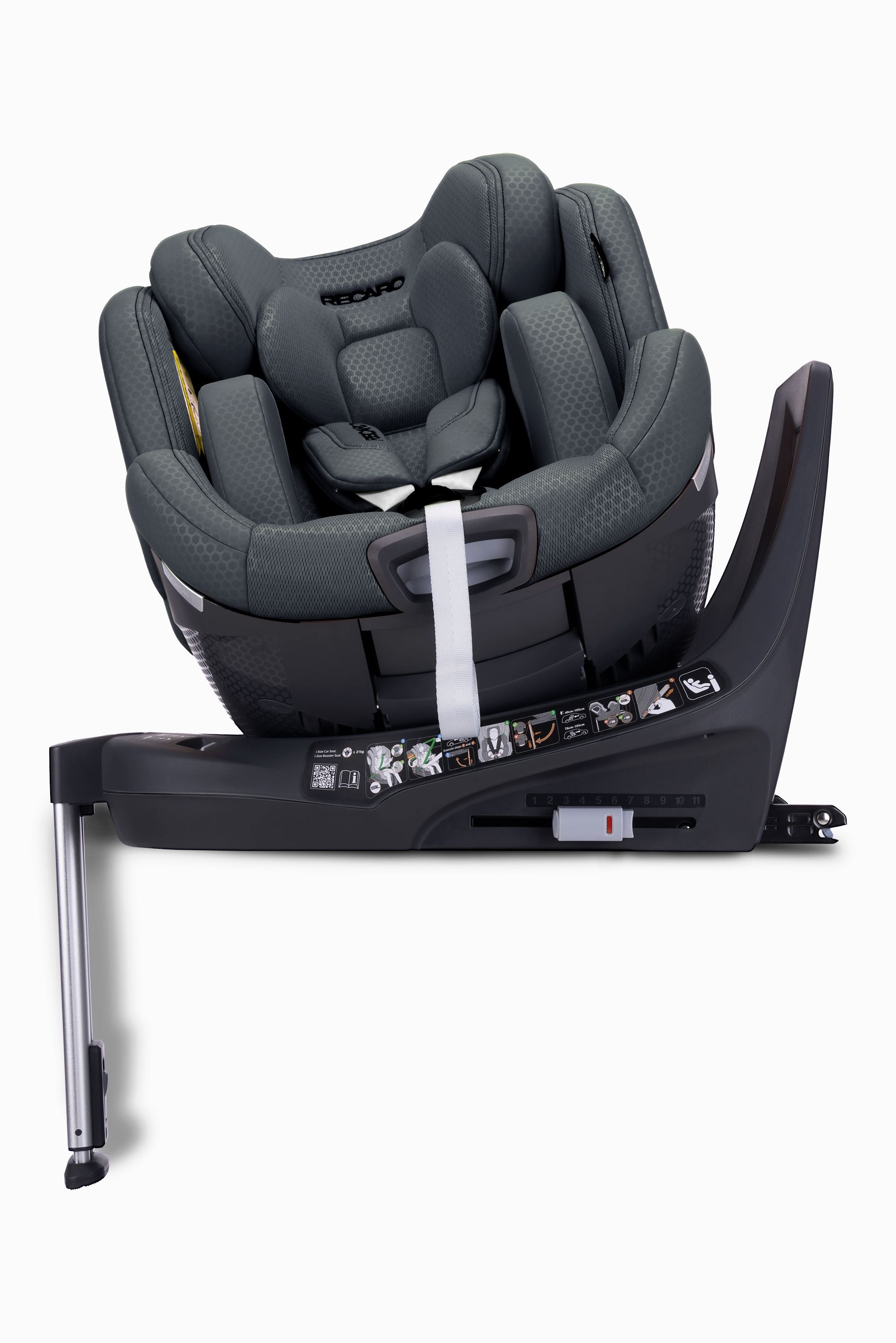 Recaro scaun auto XENON 1 cu isofix R129 40-105 cm 0-7 ani Gallant Grey Imagine secundară a produsului