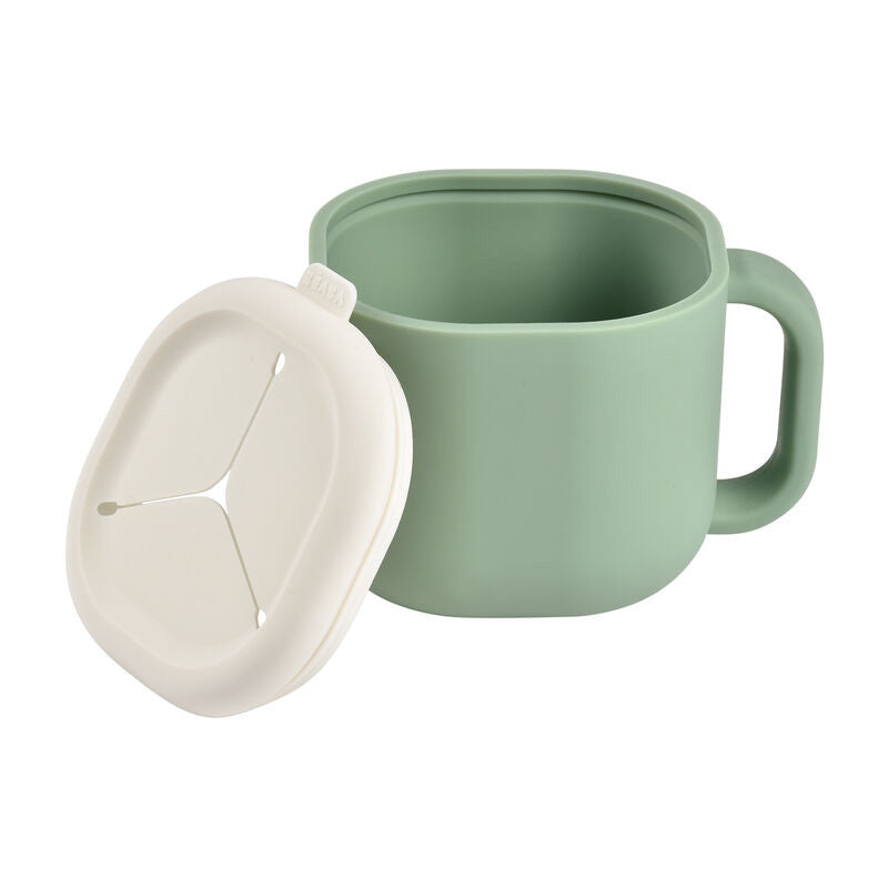 Beaba recipient silicon pentru gustari 10m+ Sage Green