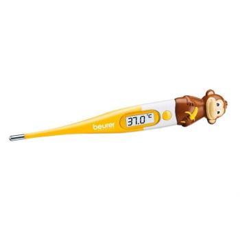 Beurer Termometru digital cu varf flexibil si cap de animale BY11 pentru 0m+ Maimuta