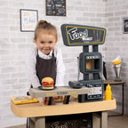 Smoby Restaurant pentru copii Food Corner 3 ani+ Negru 
