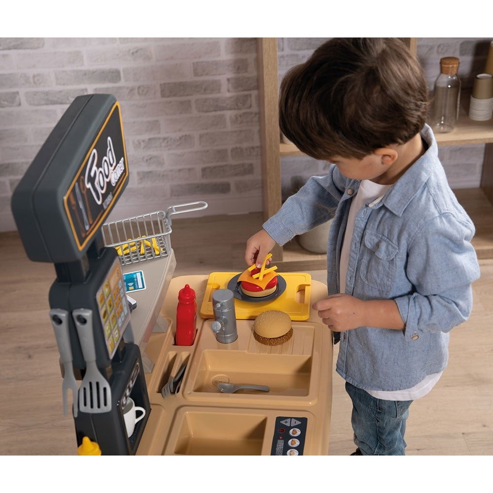 Smoby Restaurant pentru copii Food Corner 3 ani+ Negru 