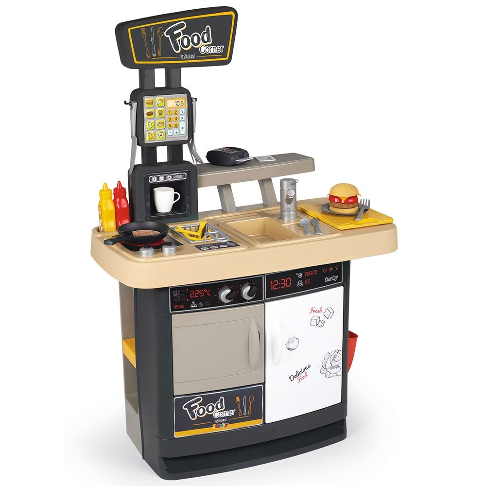 Smoby Restaurant pentru copii Food Corner 3 ani+ Negru 