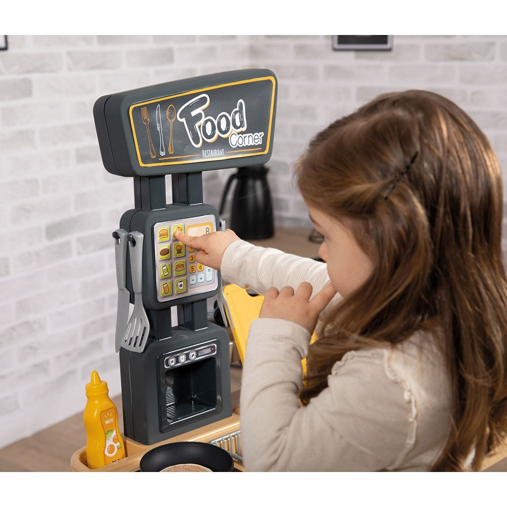 Smoby Restaurant pentru copii Food Corner 3 ani+ Negru 