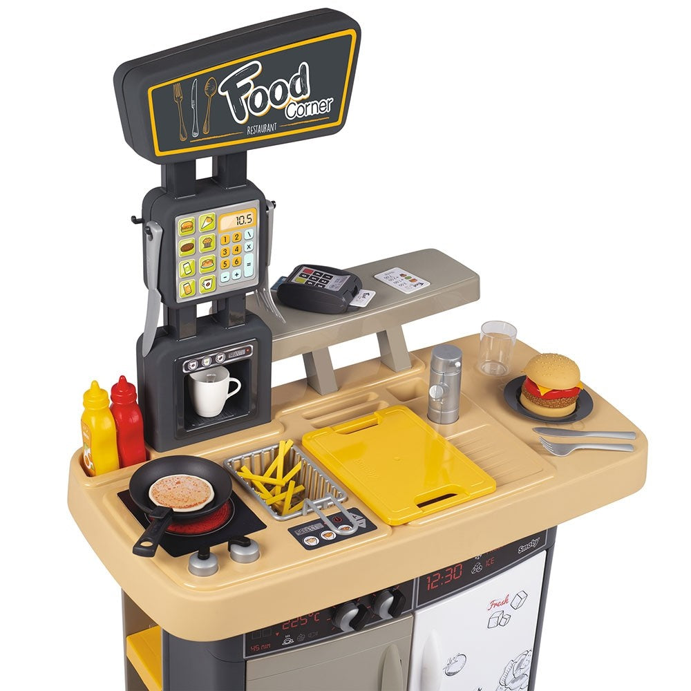 Smoby Restaurant pentru copii Food Corner 3 ani+ Negru 
