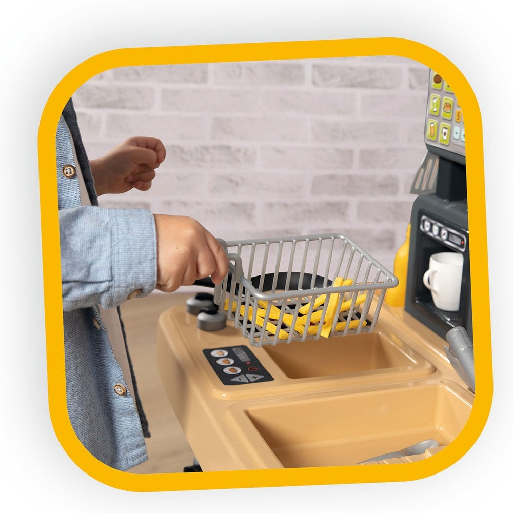 Smoby Restaurant pentru copii Food Corner 3 ani+ Negru 