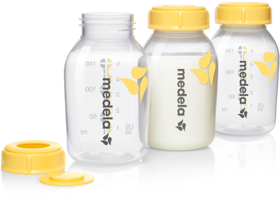 Medela Recipiente de 150 ml pentru colectarea si conservarea laptelui matern 3 buc/set