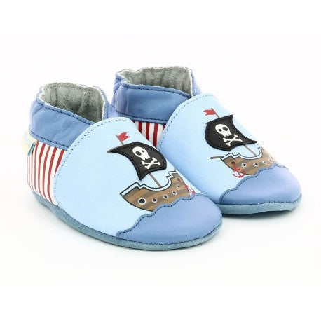Robeez pantofi baieti de casa Soft Soles marimea 17-26, Pirate`s