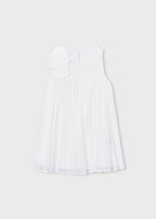Mayoral rochita fete plisata fara maneci 5-10 ani Off-white