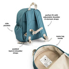 Done by Deer rucsac copii 3 ani+ Tiny Farm Blue 7,5L