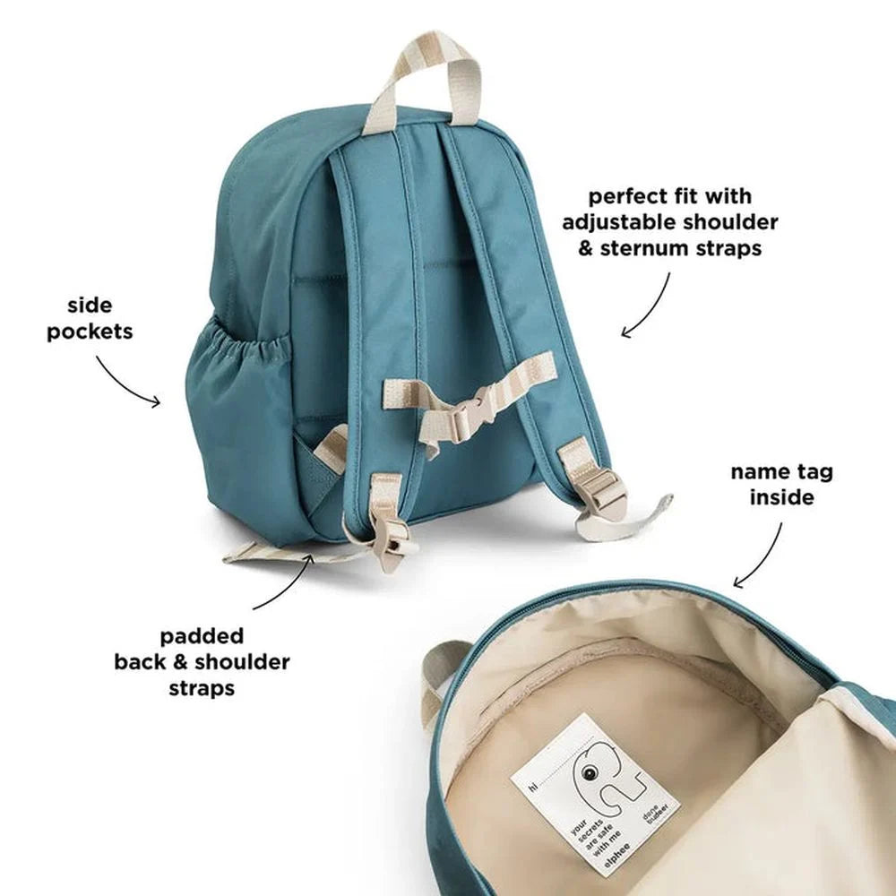 Done by Deer rucsac copii 3 ani+ Tiny Farm Blue 7,5L