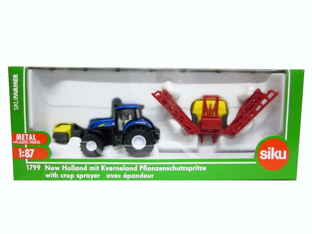 Siku Jucarie masinuta New Holland with Kverneland  3ani+ Imagine principală a produsului