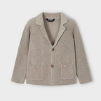 Mayoral sacou baieti din tricot 5-10 ani Taupe
