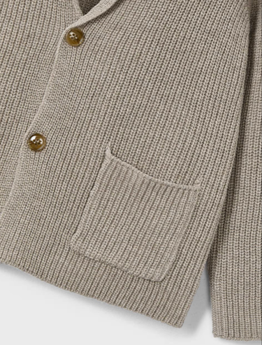 Mayoral sacou baieti din tricot 5-10 ani Taupe