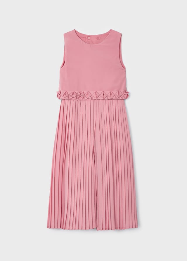 Mayoral salopeta fete lunga cu pantaloni 4-9 ani, Blush