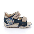 Primigi sandale baieti piele Primii Pasi 18-25 Blu e beige