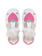 Biomecanics sandale fete Fresa 25-32 Napa Blanco cu capsuna