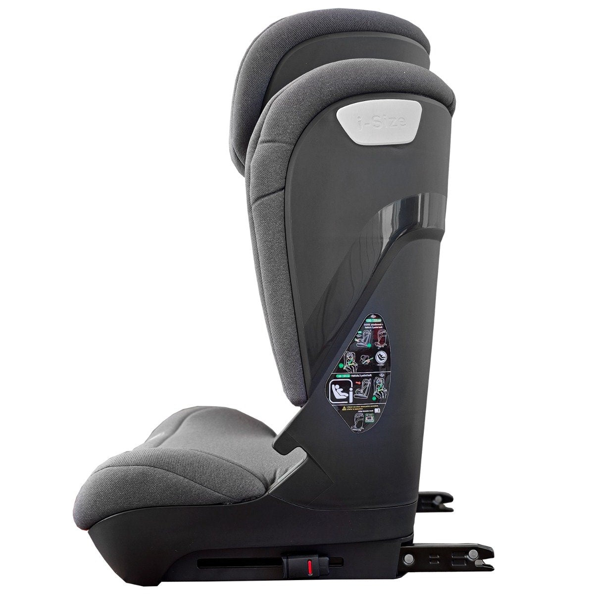 AppeKids scaun auto I-Size 100-150 cm Q-Fix Grey