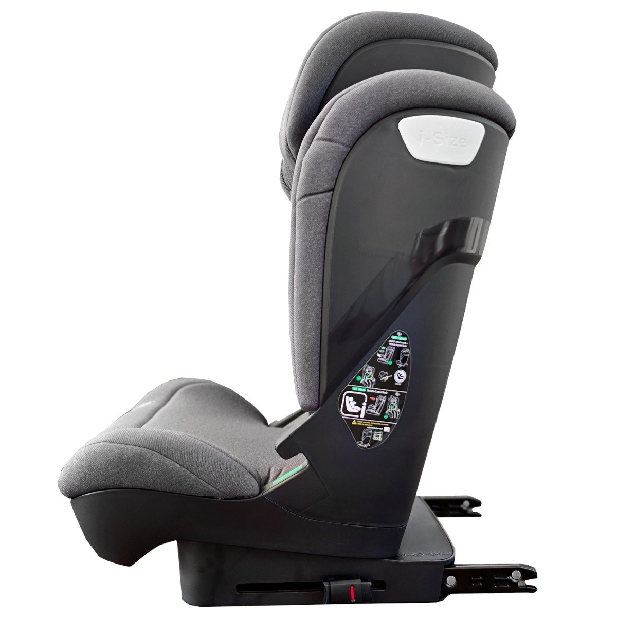AppeKids scaun auto I-Size 100-150 cm Q-Fix Grey