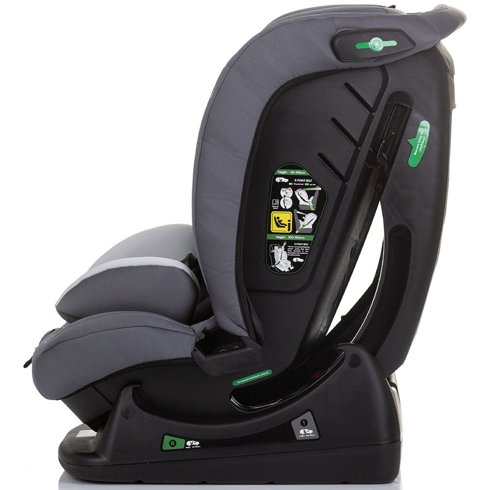 Chipolino scaun auto Aviato I-Size 40-150 cm R129 Ash Grey