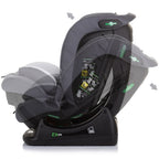 Chipolino scaun auto Aviato I-Size 40-150 cm R129 Ash Grey