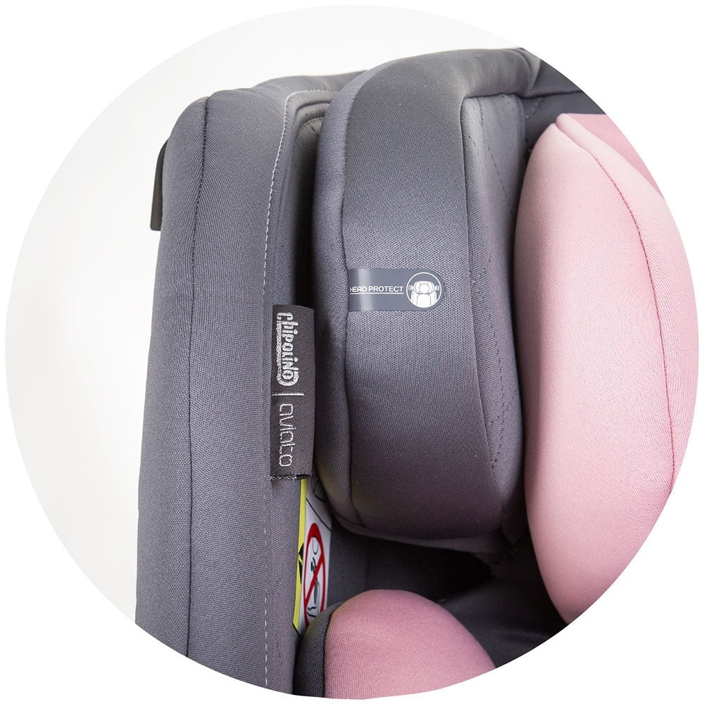 Chipolino scaun auto Aviato I-Size 40-150 cm R129 Flamingo