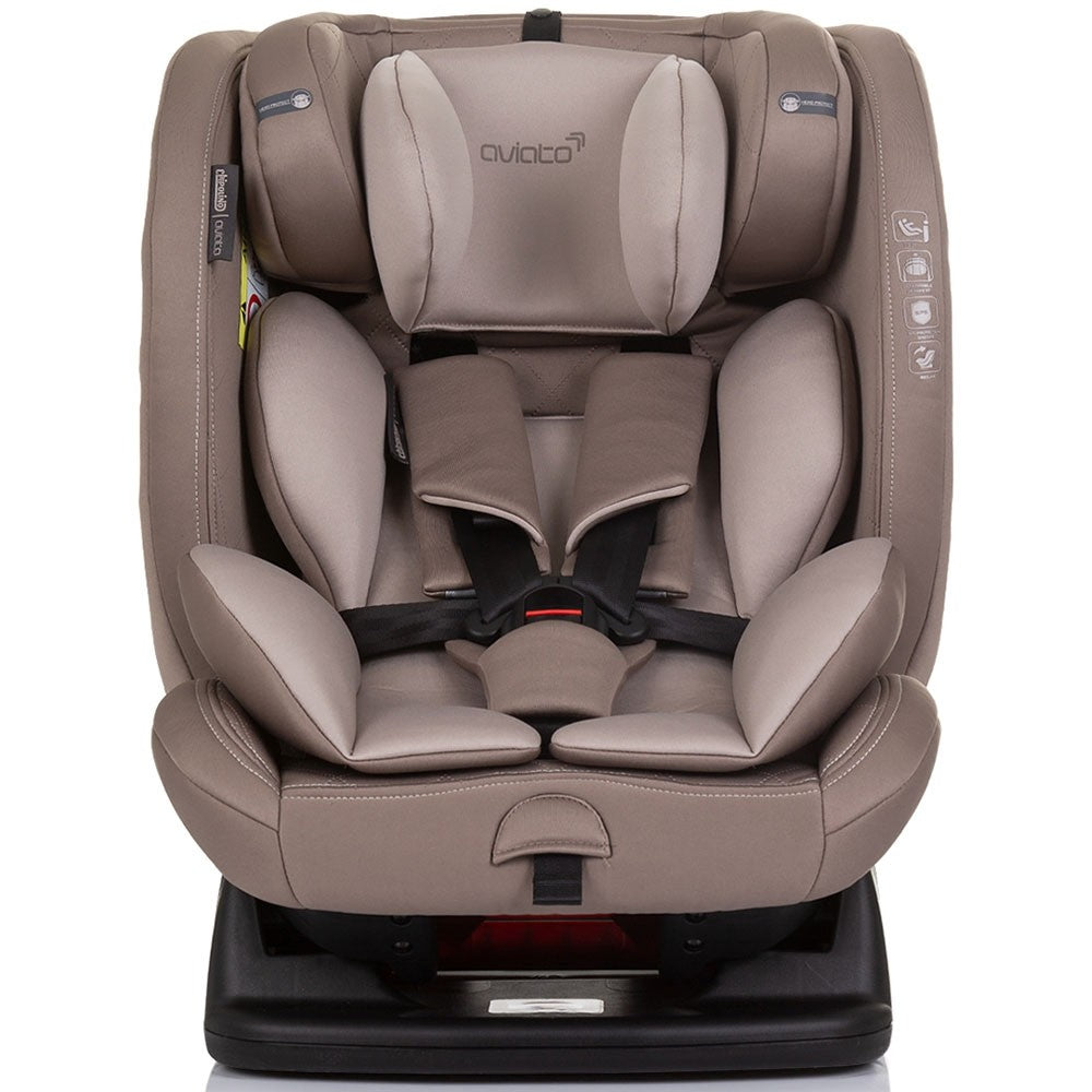 Chipolino scaun auto Aviato I-Size 40-150 cm R129 Macadamia