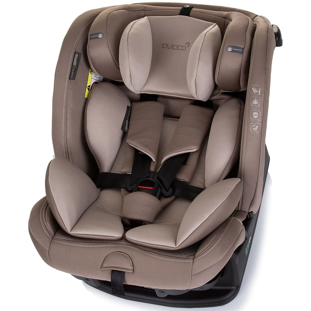 Chipolino scaun auto Aviato I-Size 40-150 cm R129 Macadamia