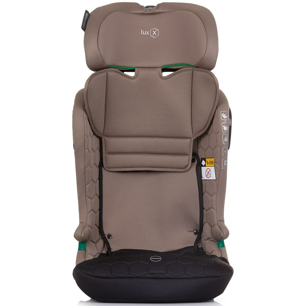 Chipolino scaun auto Lux X I-Size 76-150 cm cu sistem Isofix Macadamia