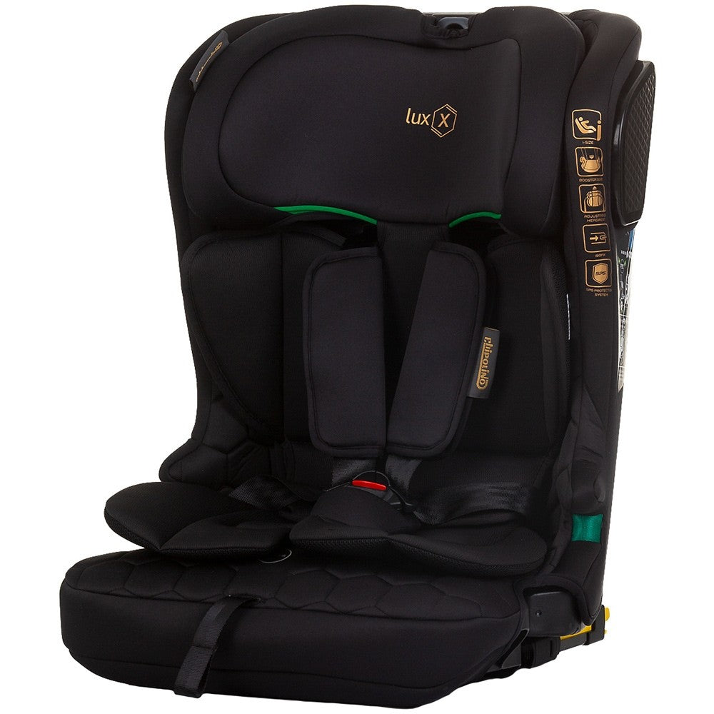 Chipolino scaun auto Lux X I-Size 76-150 cm cu sistem Isofix Obsidian