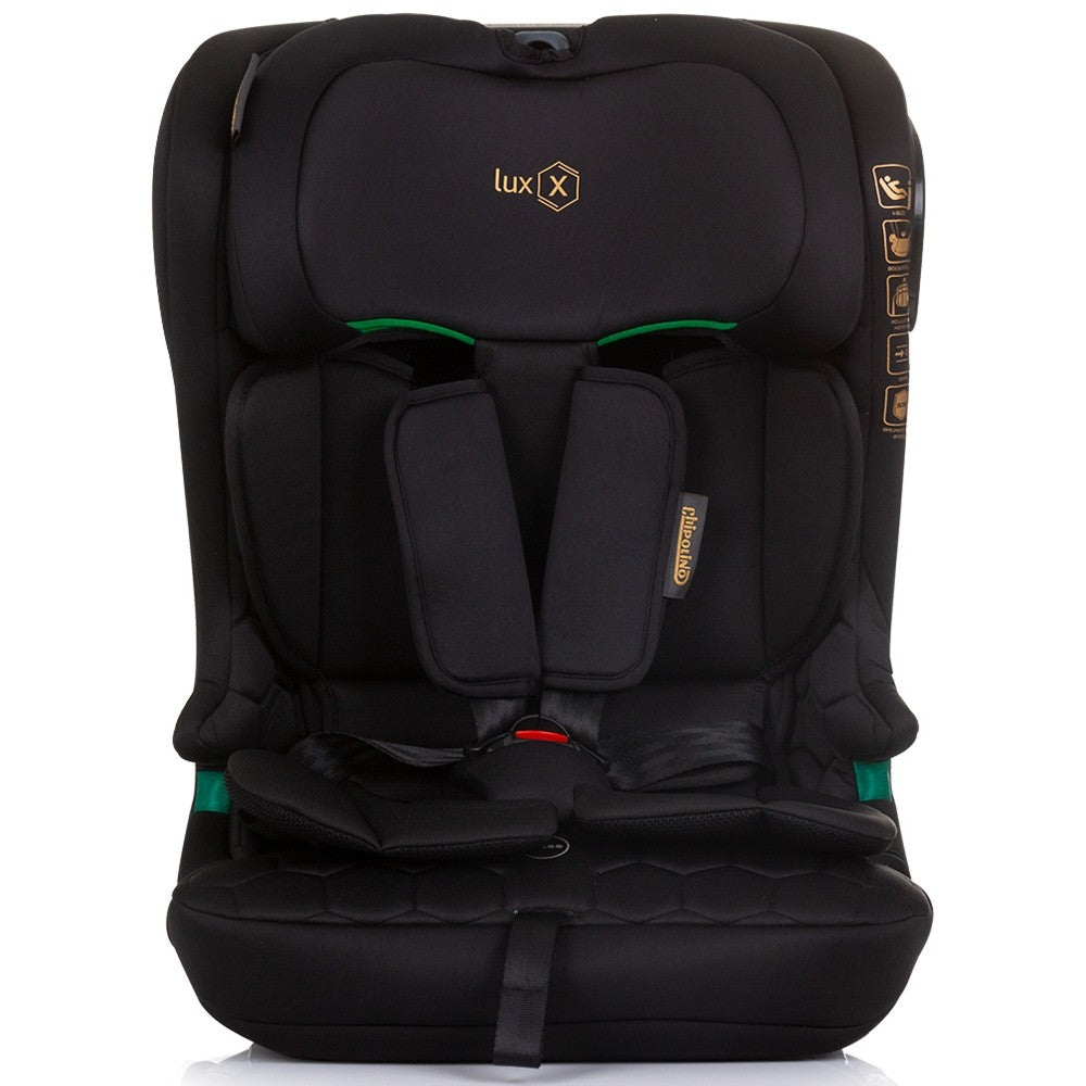 Chipolino scaun auto Lux X I-Size 76-150 cm cu sistem Isofix Obsidian
