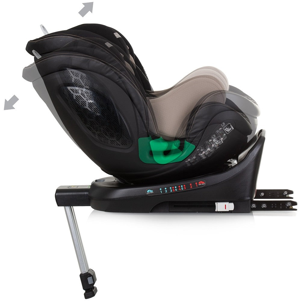 Chipolino scaun auto cu isofix Maximus I-Size 40-150 cm Macadamia 