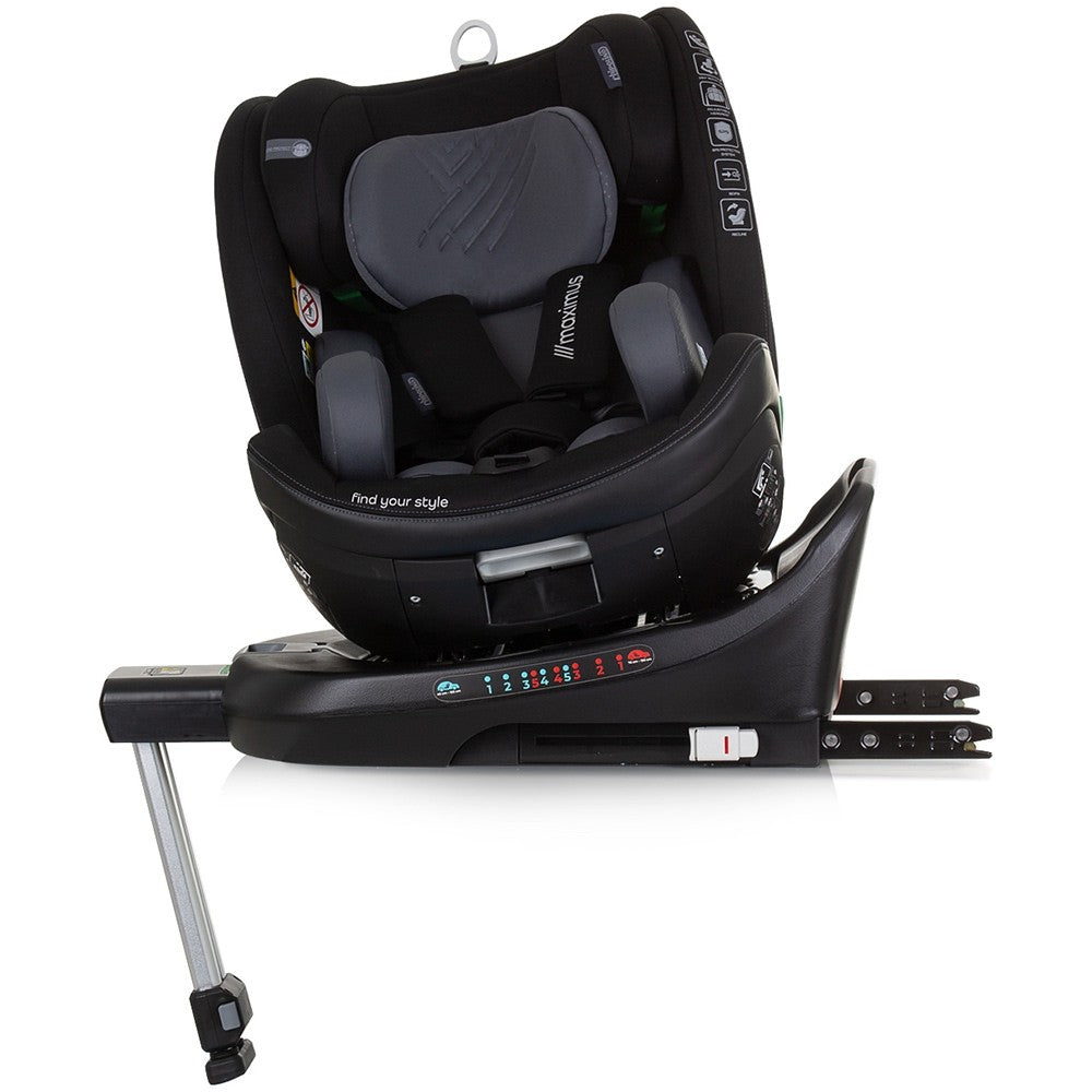 Chipolino scaun auto cu isofix Maximus I-Size 40-150 cm Obsidian