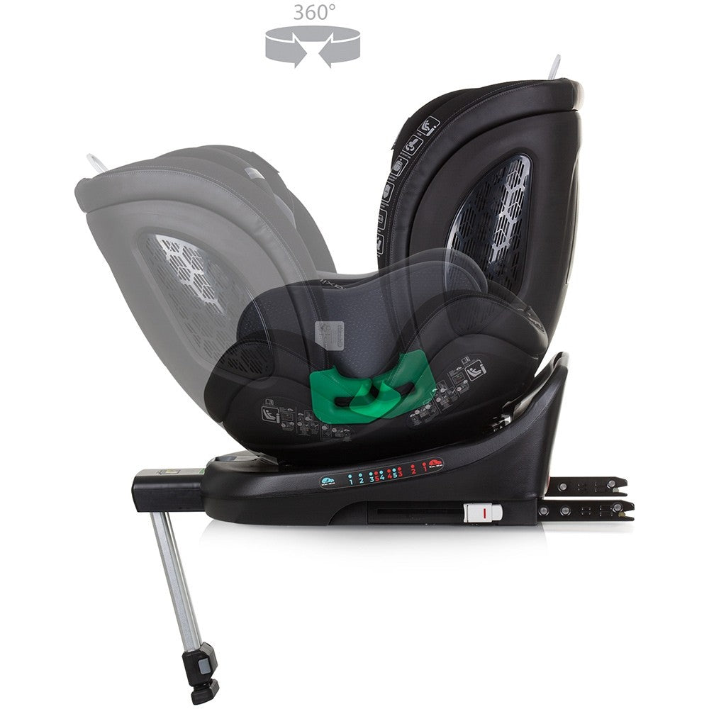 Chipolino scaun auto cu isofix Maximus I-Size 40-150 cm Obsidian