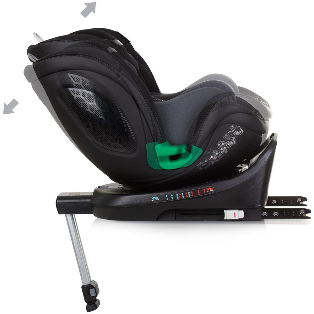 Chipolino scaun auto cu isofix Maximus I-Size 40-150 cm Obsidian