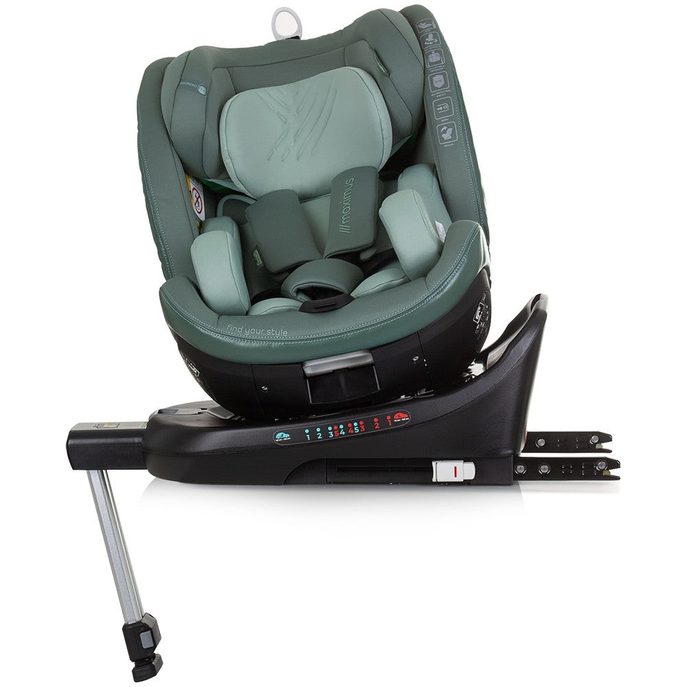 Chipolino scaun auto cu isofix Maximus I-Size 40-150 cm Pastel green