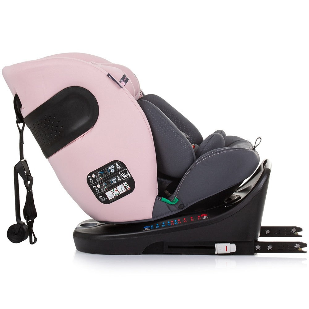 Chipolino scaun auto cu isofix Motion I-Size 40-150 cm Flamingo